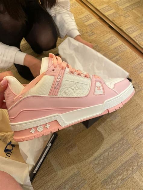 lv trainer rosa|Pink Sneakers Shoes .